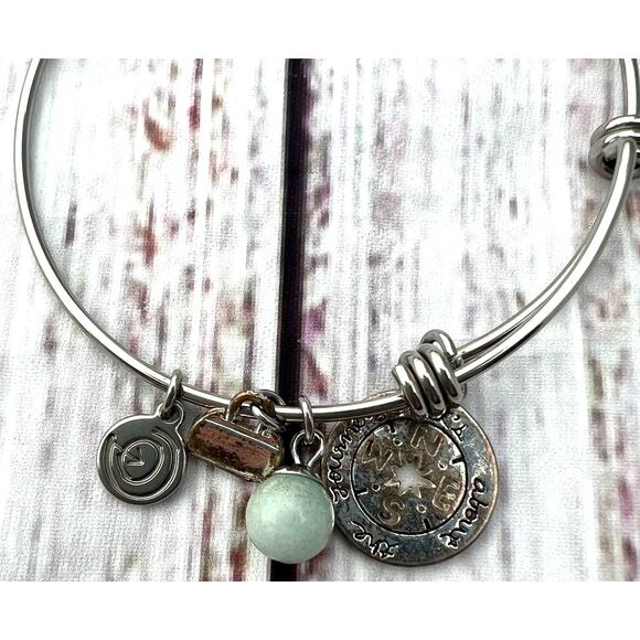 It's About The Journey Not About the Destinations Bangle Bracelet Pre-Loved - Picture 2 of 5